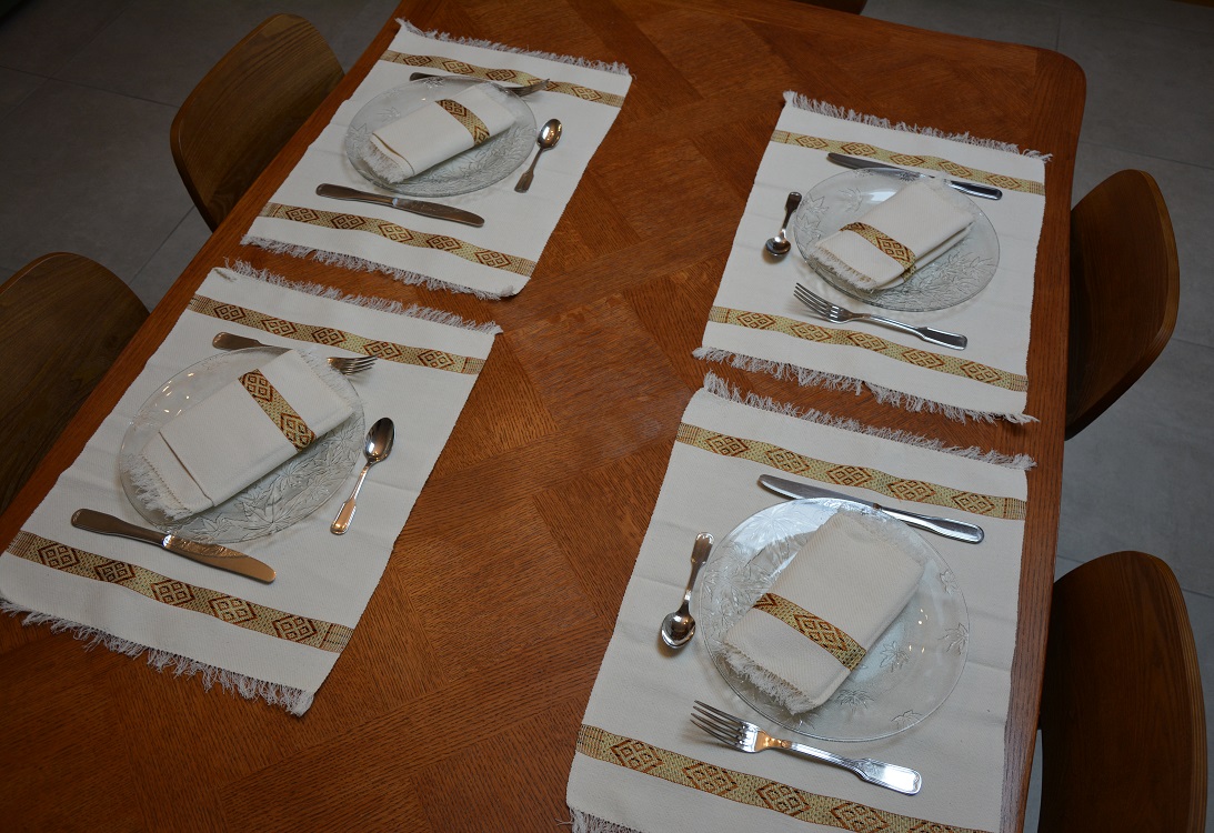 Sets et serviettes de table éthiopiens