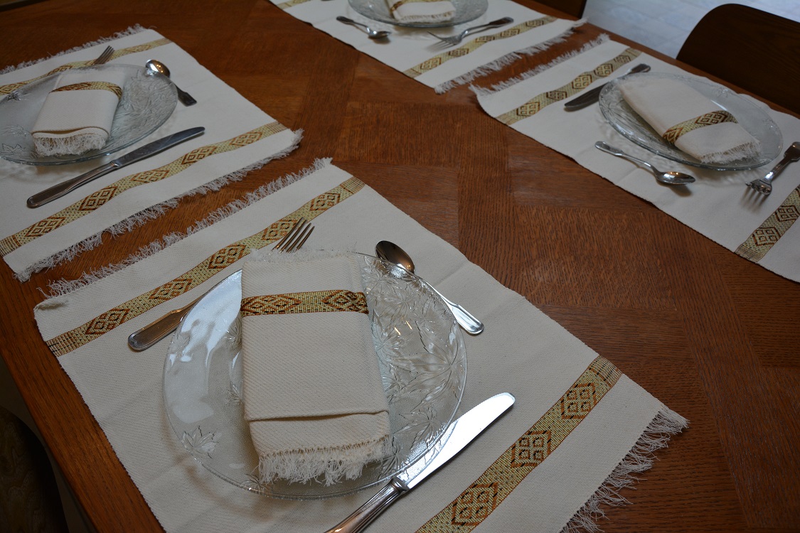 Sets et serviettes de table éthiopiens