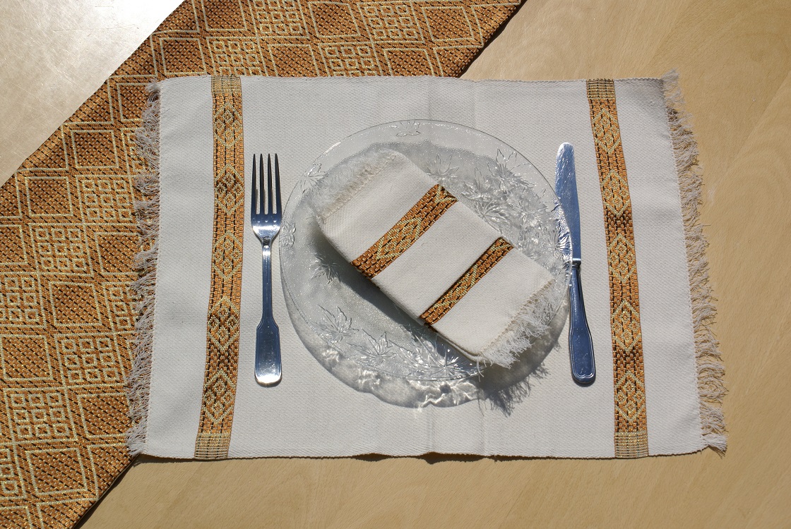Sets et serviettes de table éthiopiens