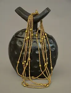 Collier éthiopien Goba Doré 01 entièrement fait à la main