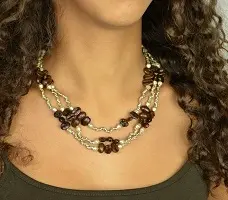 collier éthiopien plaqué argent Sidamo Argenté 01 entièrement fait à la main