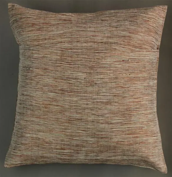 Housse de coussin Ethnique en coton éthiopien filé à la main et rayonne