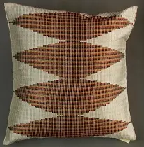 housses de coussins Ethnique en coton éthiopien et rayonne, filé à la main