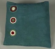 Housses de coussins éthiopiennes vertes en coton