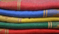Echarpe artisanale éthiopienne Meskel en Polyester