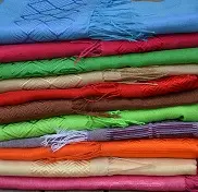 Echarpe artisanale éthiopienne Shema Grandes en Rayonne & Polyester