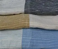 Echarpe éthiopienne Silk Touch composée de 10 ou 25% de soie sauvage bio filée à la main et de 90 ou 75% de coton éthiopien
