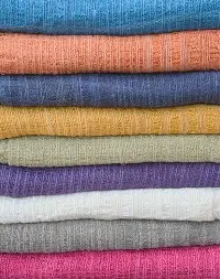 Echarpe éthiopienne artisanale Elégance composée de 100 % soie sauvage bio filée à la main