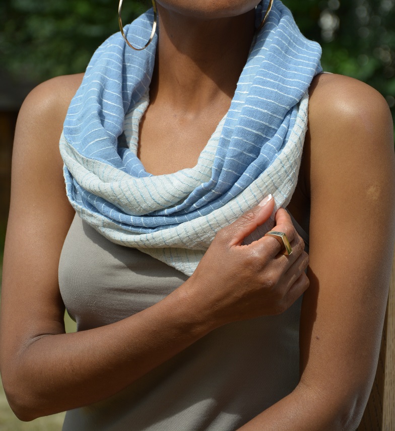 Echarpe équitable ethiopienne Silk Touch