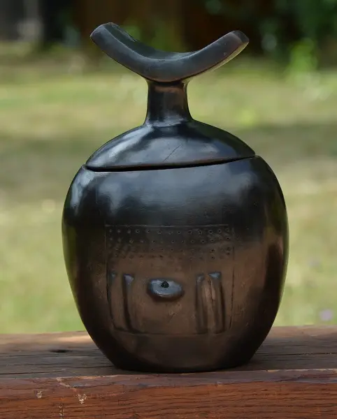 Repose nuque en poterie équitable éthiopienne