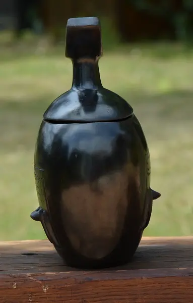 Repose nuque en poterie équitable éthiopienne