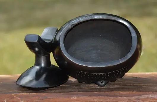 Repose nuque en poterie équitable éthiopienne