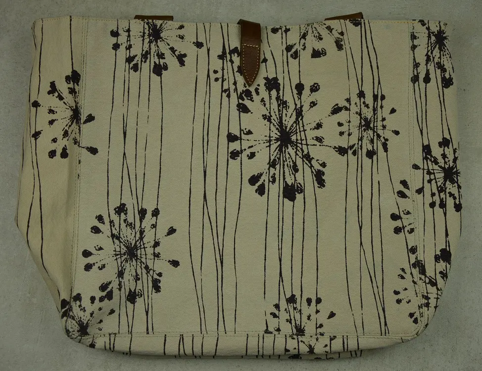 Sac casual Afar Agapentes Sable en coton éthiopien bio et cuir de zébu fait à la main