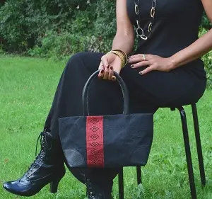 sac Cocktail éthiopien Carmin en coton éthiopien et rayonne
