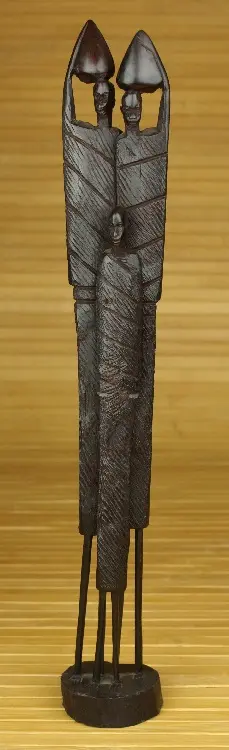 Statuette éthiopienne en ébène