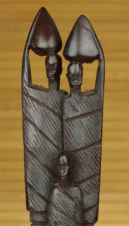 Statuette éthiopienne Konso en Ebène