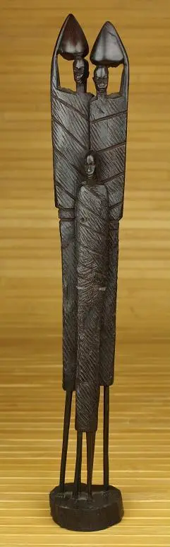 Statuette éthiopienne Konso en Ebène