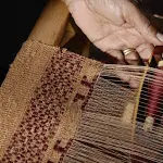 Tissage manuel des écharpes ethiopiennes d'Ethio Ethic