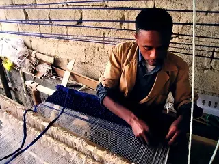 Tissages des produits artisanaux ethiopiens vendus par Ethio Ethic